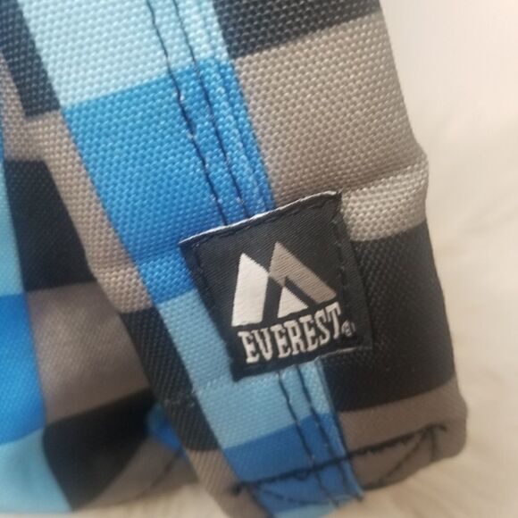 EVEREST NYLON BACKPACK. BLUE CHECKED. - Picture 11 of 14